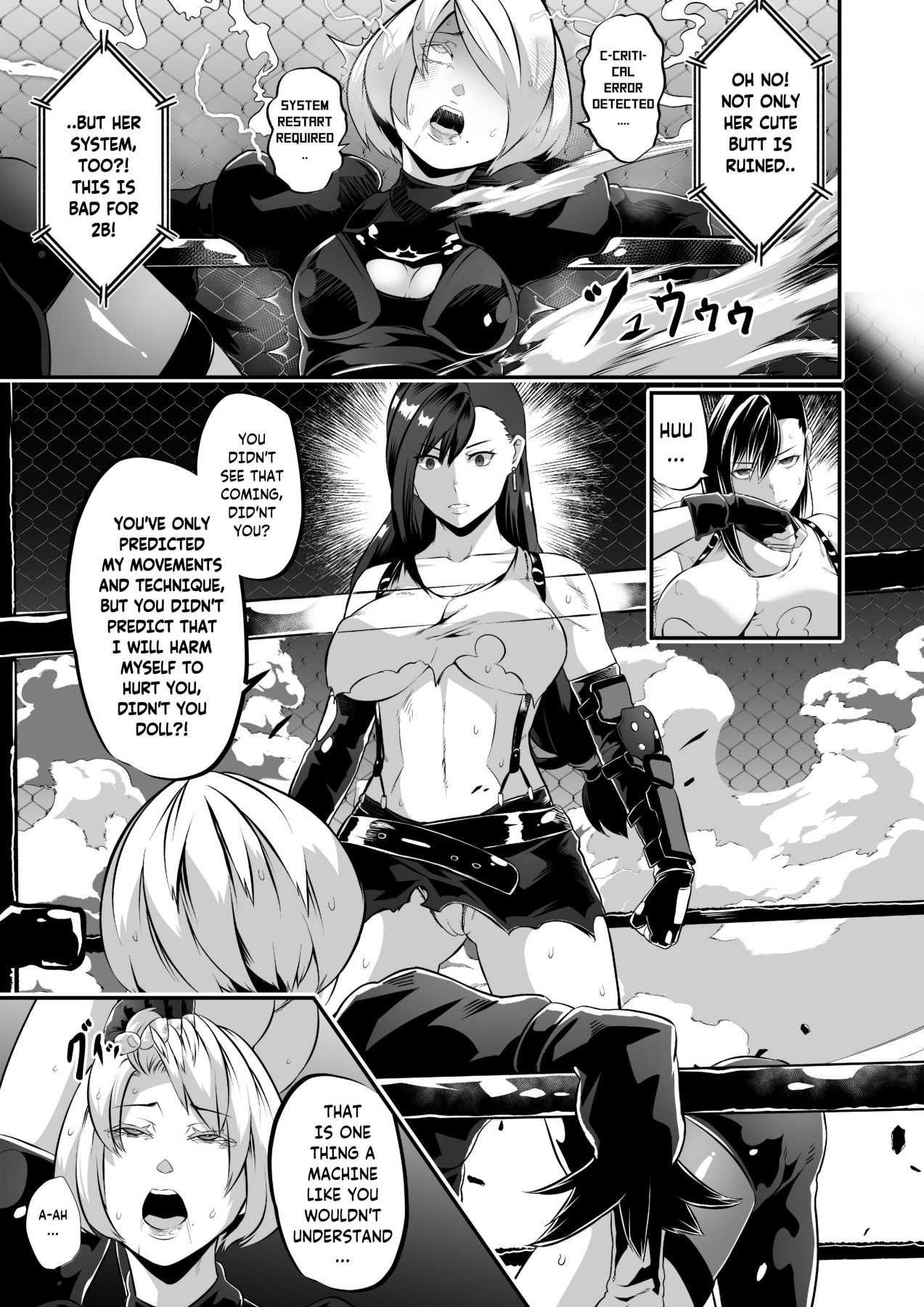 Hentai Manga Comic-Square off! 2B vs Tifa-Read-26